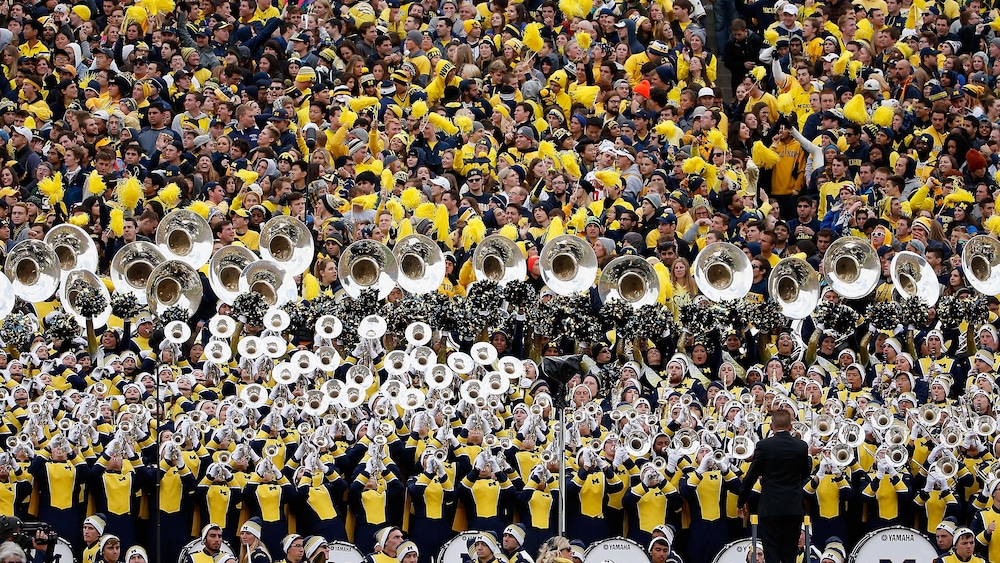 La fanfare des Wolverines du Michigan