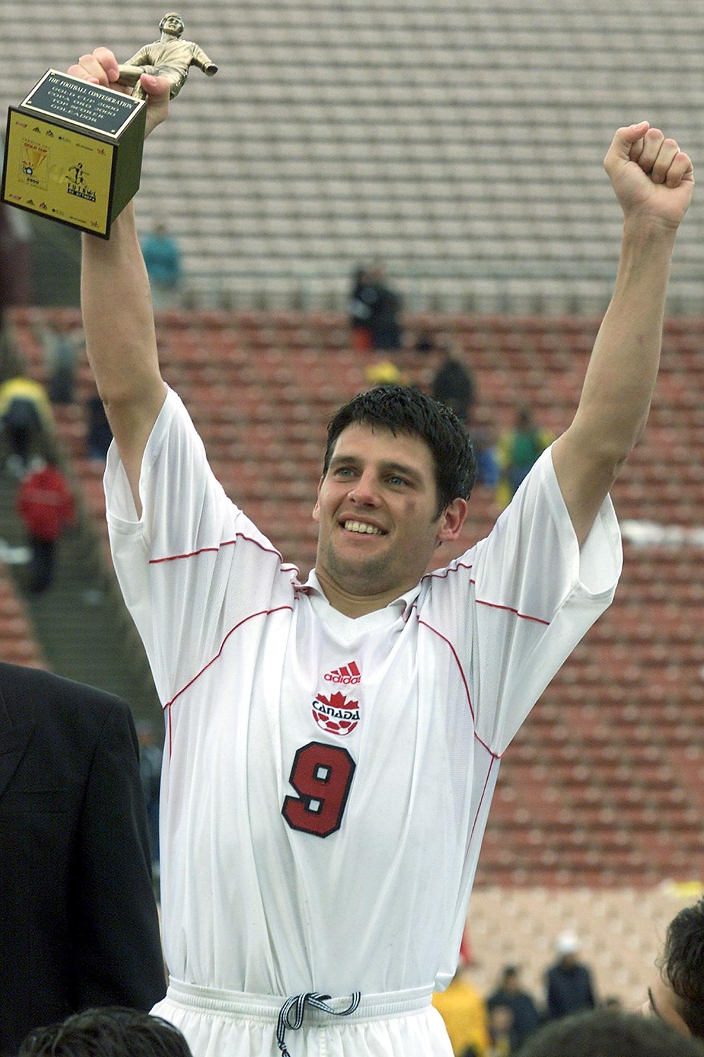 Carlo Corazzin a été sacré meilleur buteur de la Gold Cup 2000.