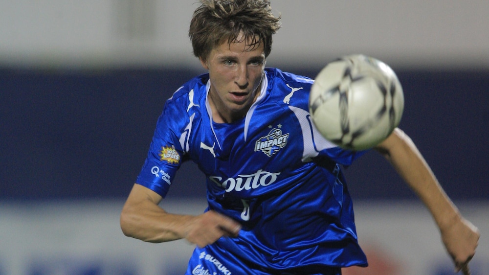 Alex Surprenant, dans l’uniforme de l’Impact de Montréal, en 2009.