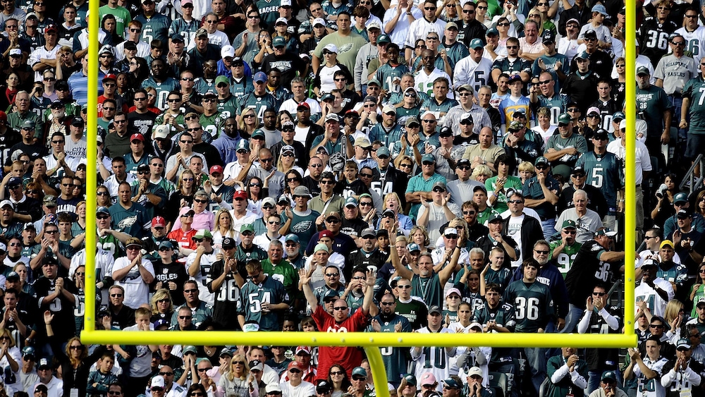 Les poteaux des buts du Lincoln Financial Field de Philadelphie