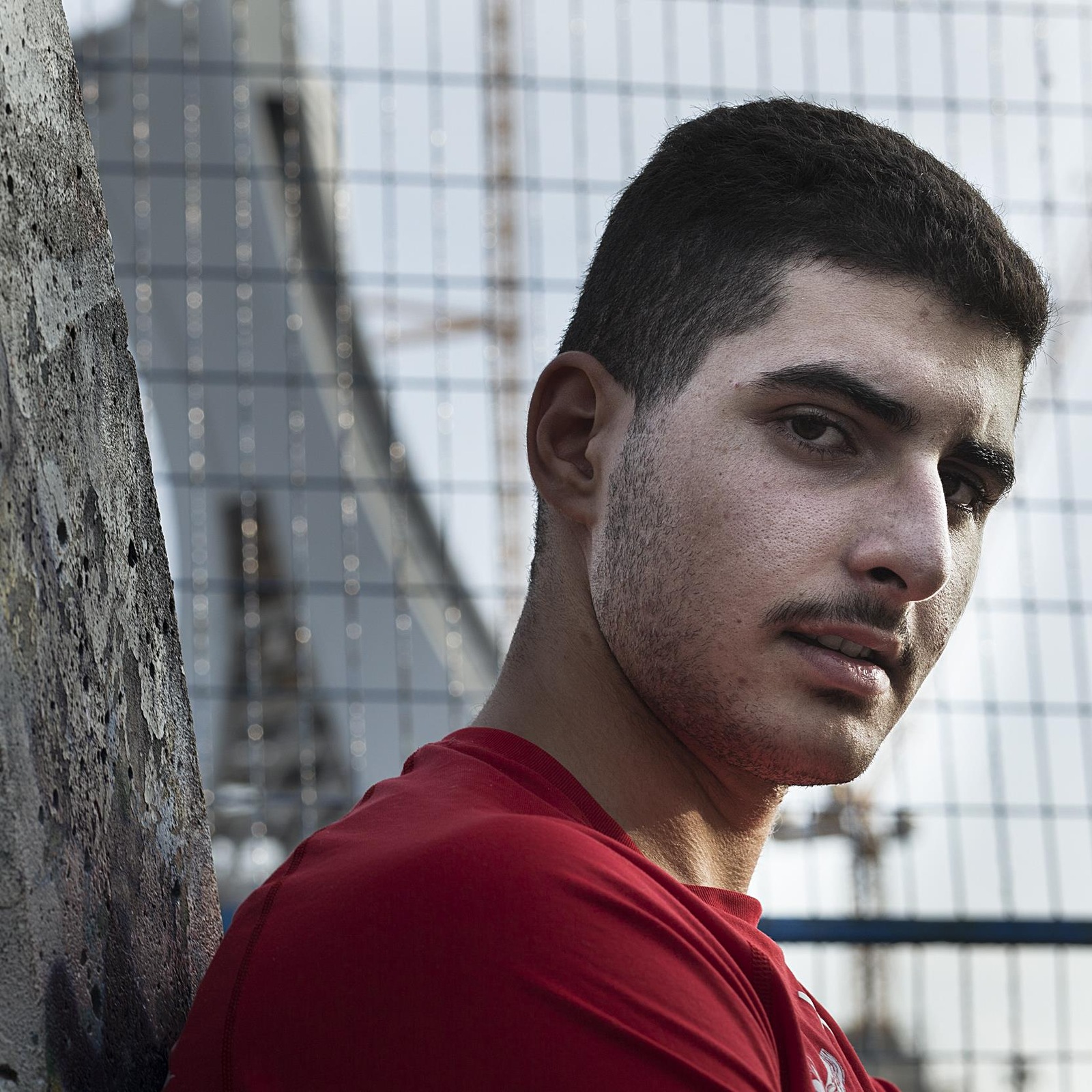 Kais Fallouh, réfugié syrien de 17 ans qui s'apprête à courir son premier marathon, à Montréal.