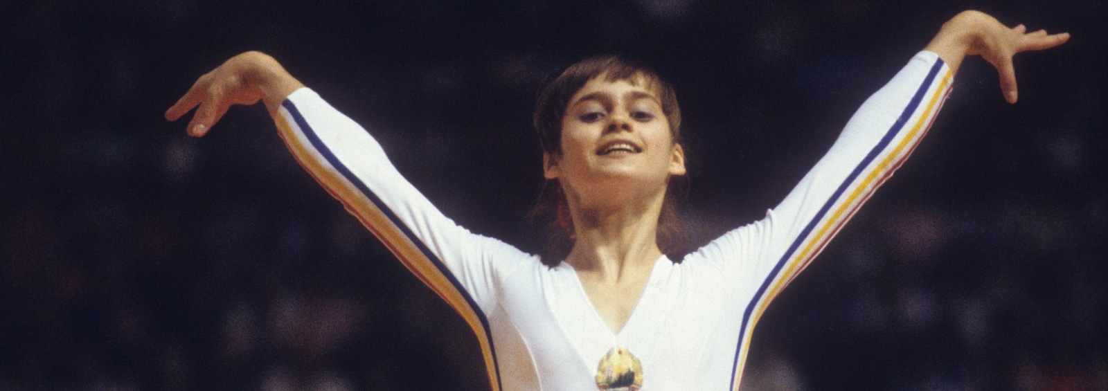 Nadia Comaneci aux Jeux olympiques de Montréal en 1976