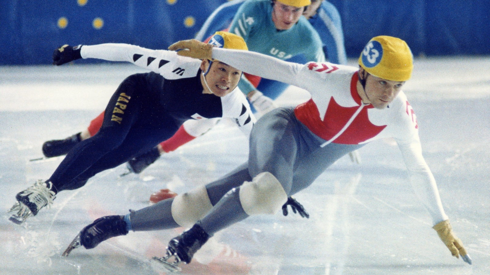 Michel Daignault, triple médaillé en démonstration à Calgary