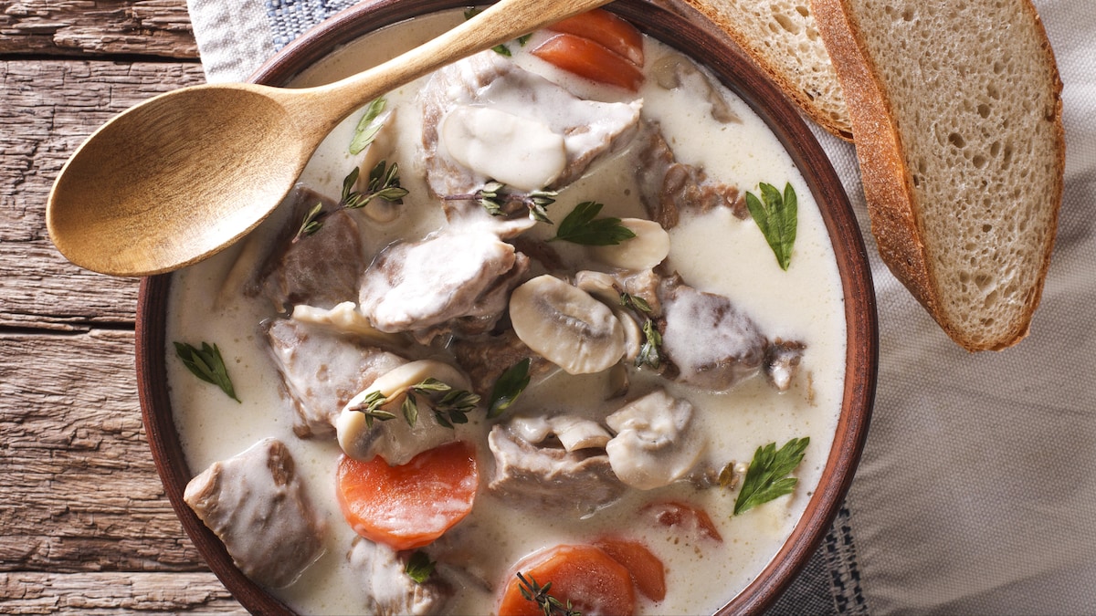 Blanquette de veau à lancienne Mordu