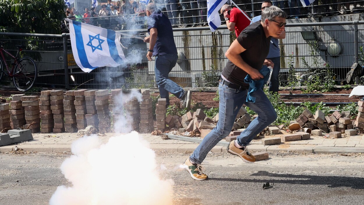 Israël répression violente dune manifestation dopposants à la