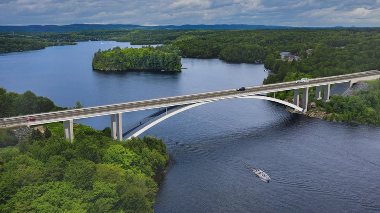 Lallure Du Nouveau Pont Des Piles D Voil E Radio Canada