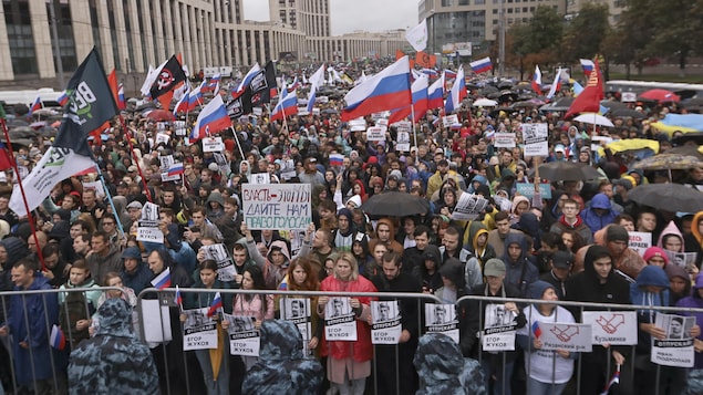 Mobilisation Record Moscou Pour R Clamer Des Lections Libres