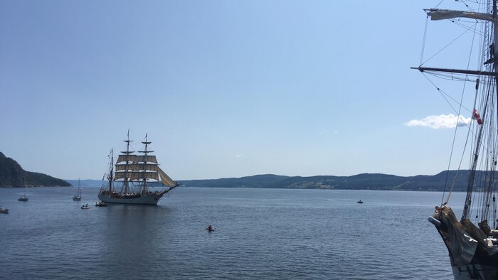 Les grands voiliers sont à Saguenay Radio Canada