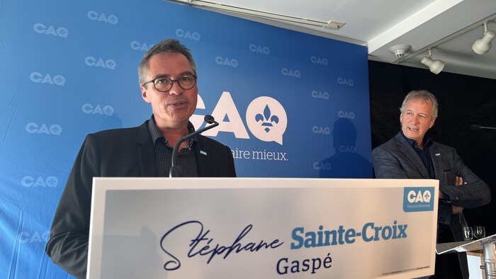 Stéphane Sainte Croix candidat de la CAQ dans Gaspé Élections Québec