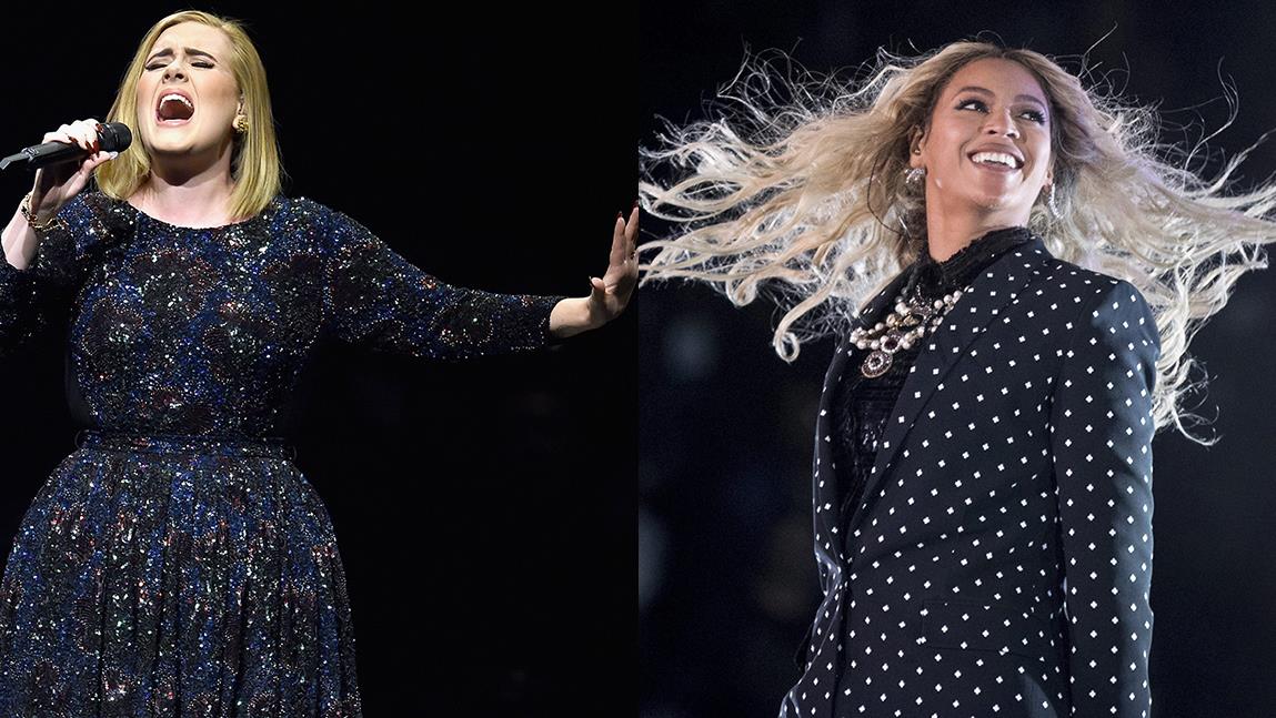 Duel en vue entre Adele et Beyoncé aux Grammy ce soir