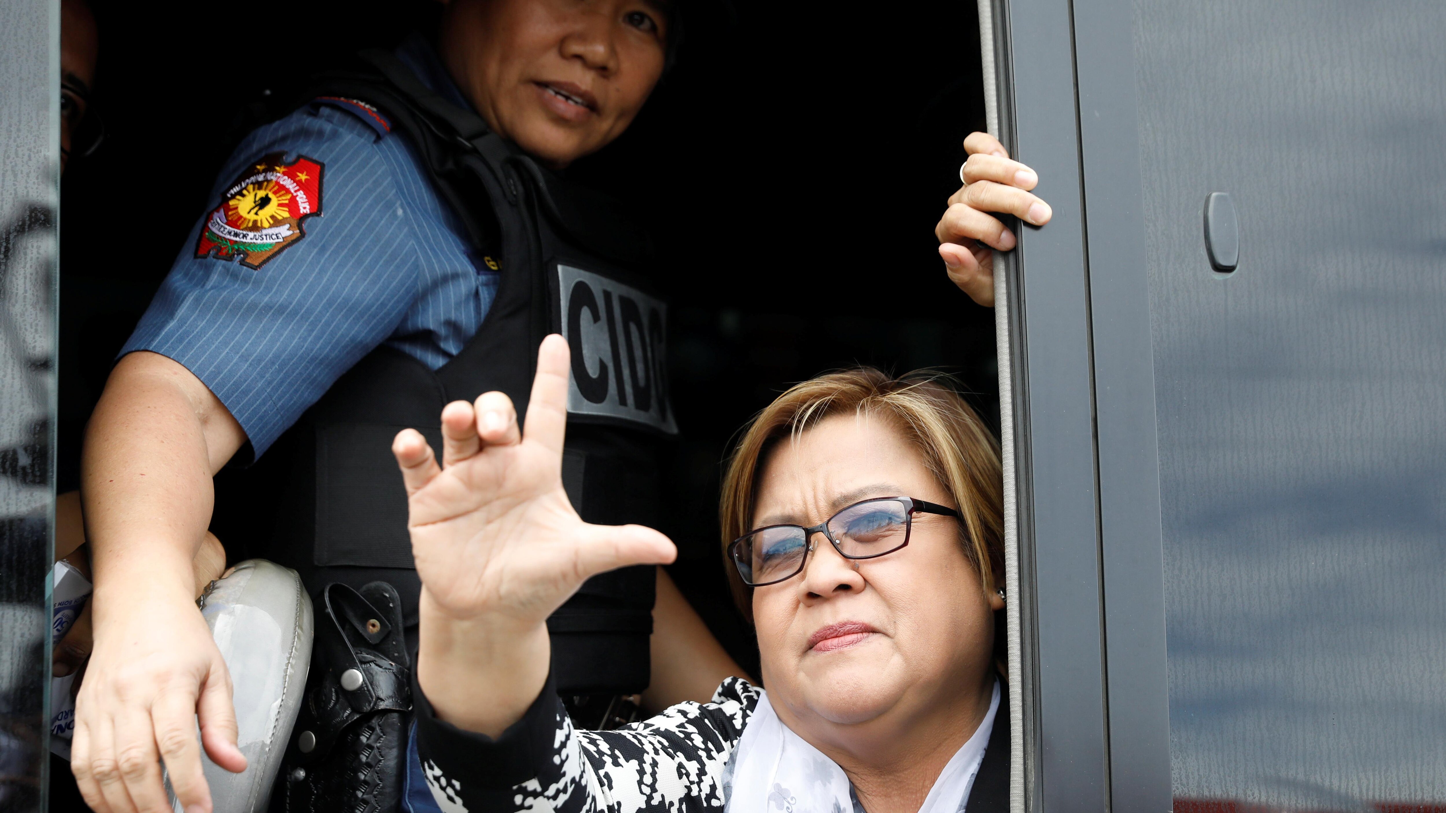 La plus féroce adversaire du président Duterte jetée en prison