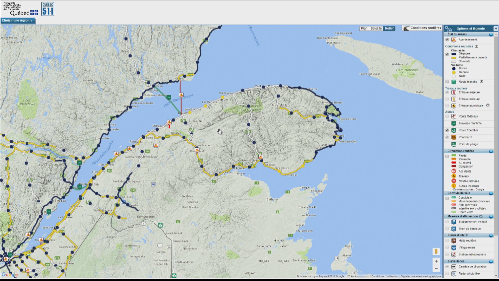 Comment fonctionne le service Québec 511