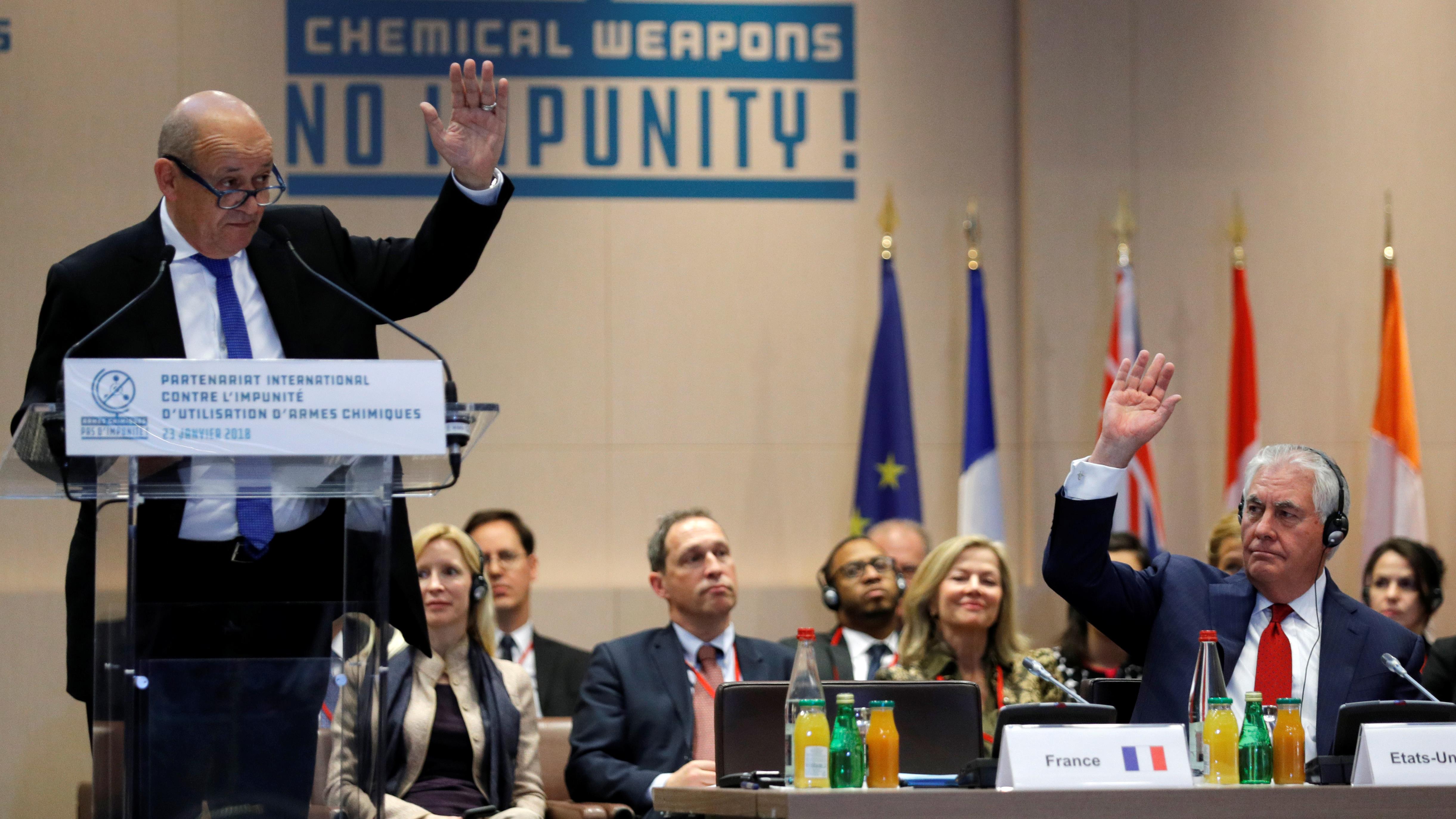 Mobilisation à Paris contre les armes chimiques en Syrie