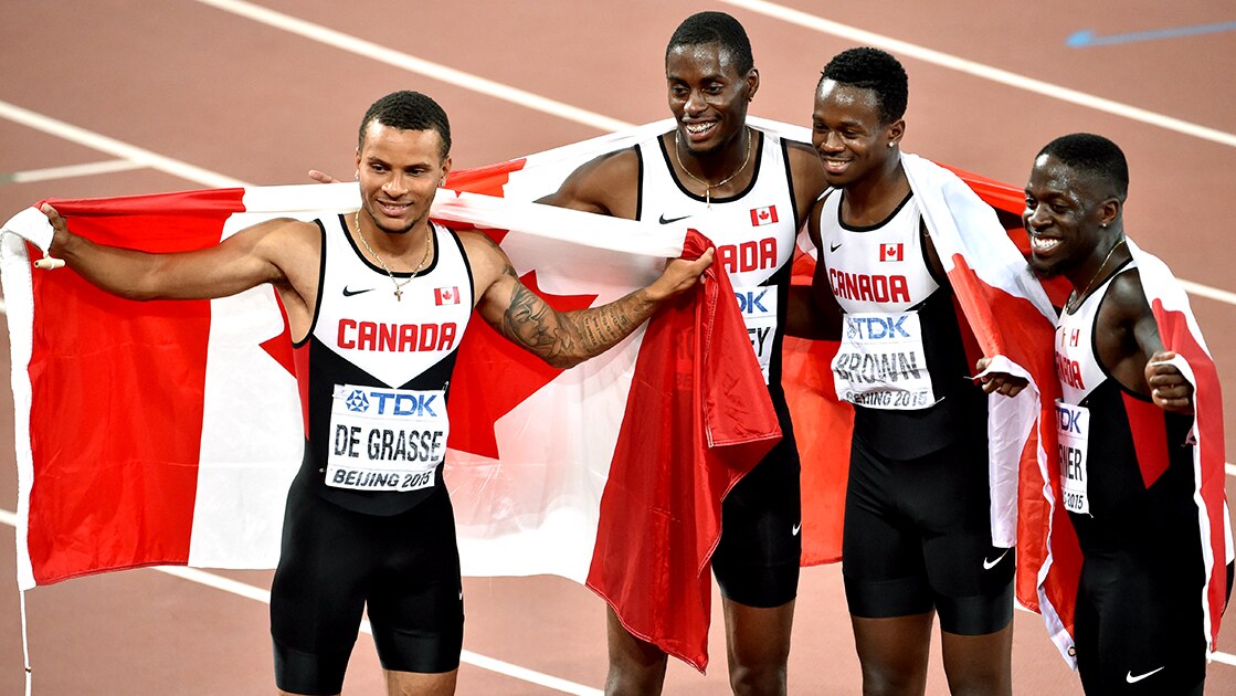 Le quatuor canadien remporte l'or au 4 x 200 m aux Bahamas