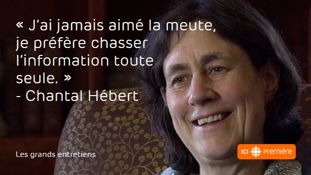 Chantal Hébert : journaliste solitaire