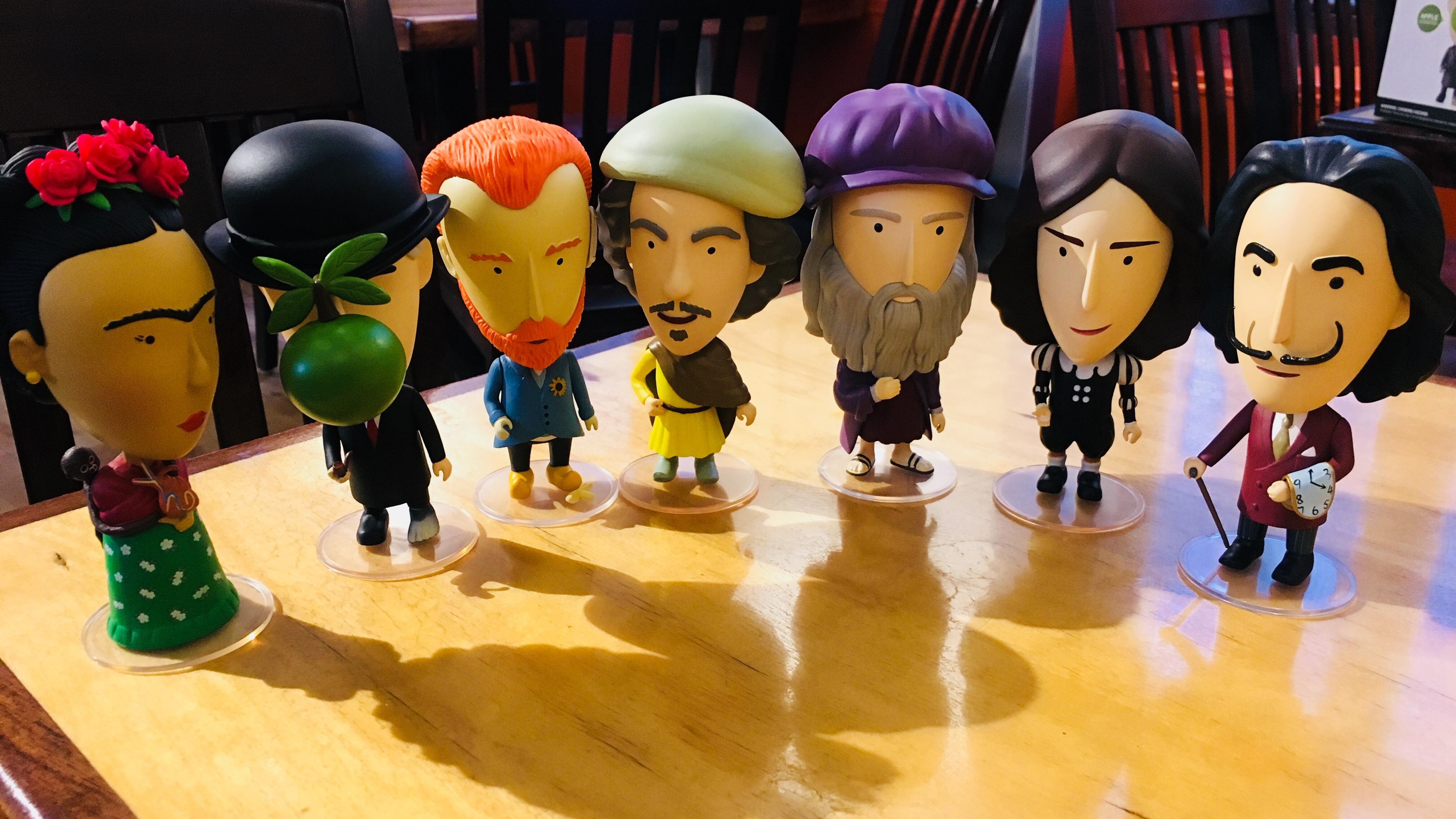 Martine et les figurines de Today Is art Day