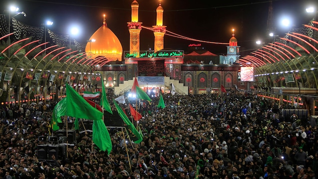 Des pèlerins chiites à Kerbala Des pèlerins chiites à Kerbala