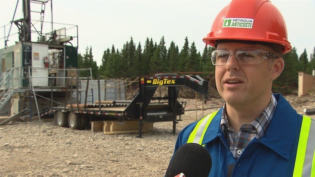 Alexandre Gagnon, le président de Pétrolia, sur l'île d'Anticosti. Alexandre Gagnon, le président de Pétrolia, sur l'île d'Anticosti.