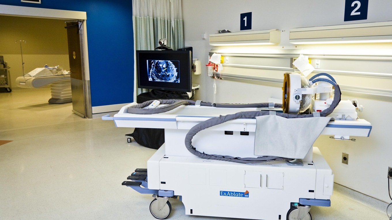 Sunnybrook is pioneering and testing the use of MRI-guided focused ultrasound to non-invasively treat neurological conditions, and in the future, brain tumours.