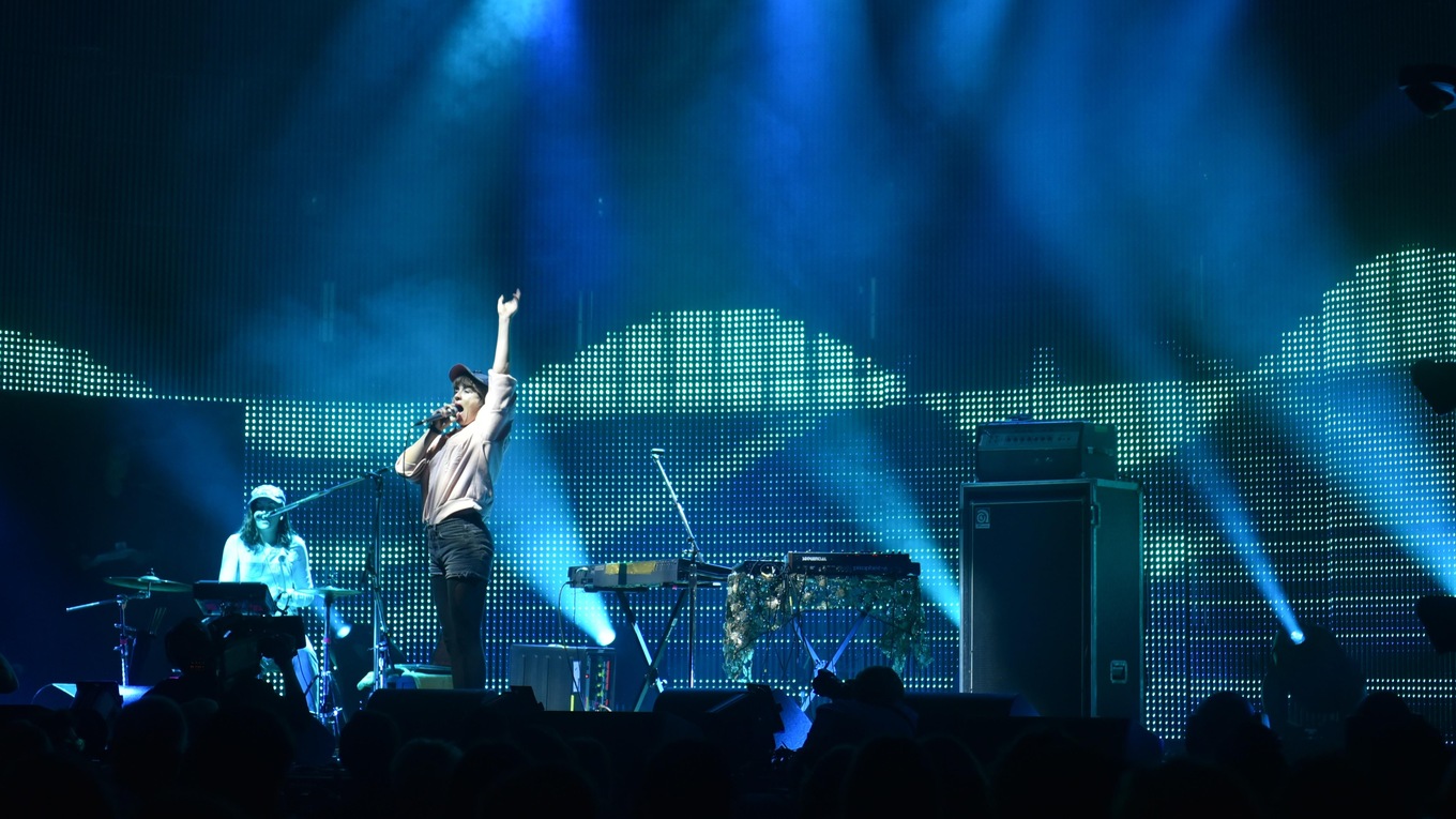 Hamilton's Jessy Lanza performing at the 2016 Polaris Music Prize gala.