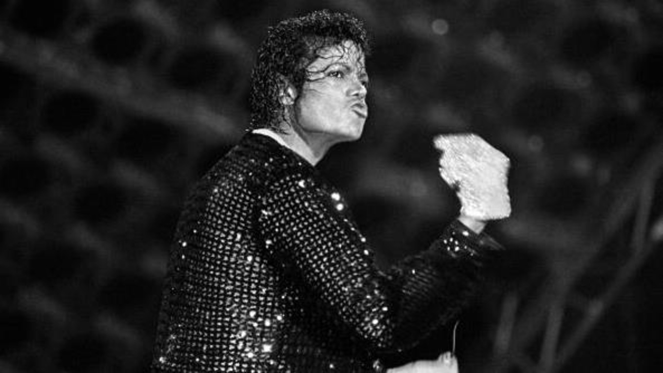 Michael Jackson performs in concert circa 1983