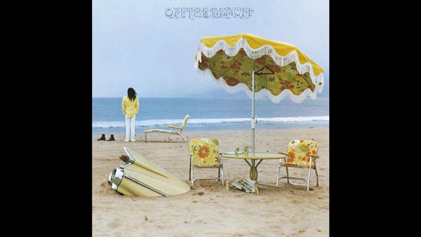 Album cover of On the Beach by Neil Young.