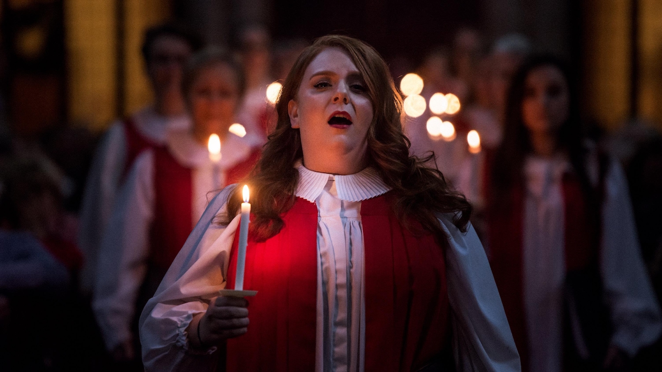 Soprano Stephanie Manias sings the opening verse of 'Once in Royal David's City' at the 2017 CBC Christmas Sing-In in Montreal.