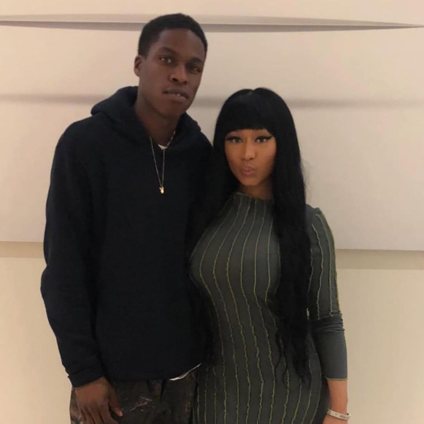 Is Daniel Caesar (left) working on a new project with Nicki Minaj?