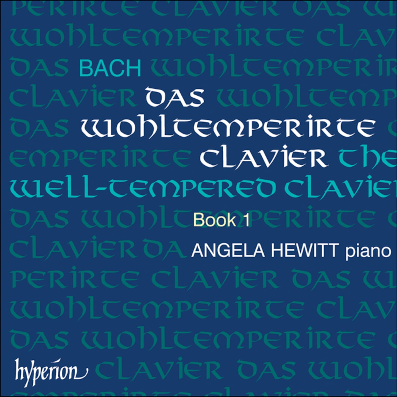 Angela Hewitt's recording of book 1 of Bach's Well-Tempered Clavier was released in September 1998 on Hyperion Records.