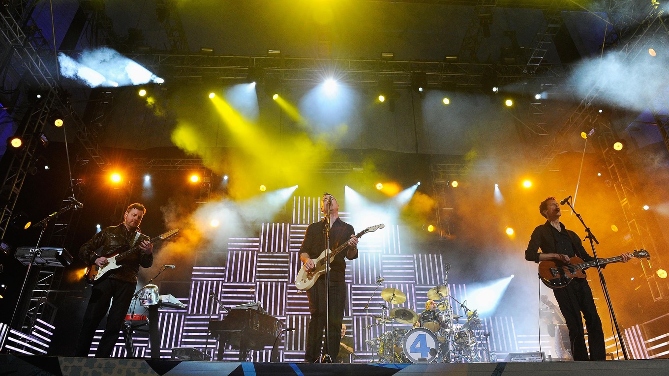 Barenaked Ladies performing at the Vancouver Olympics.