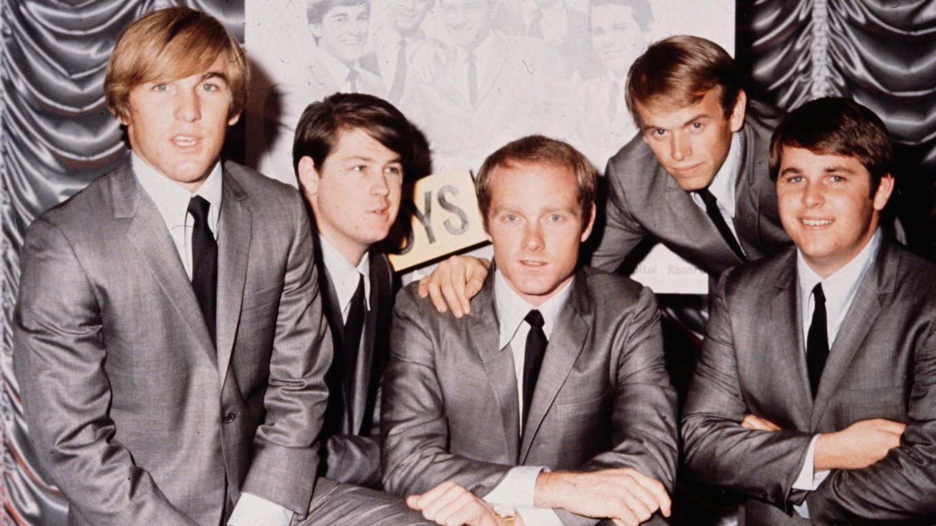 An early shot of the Beach Boys.