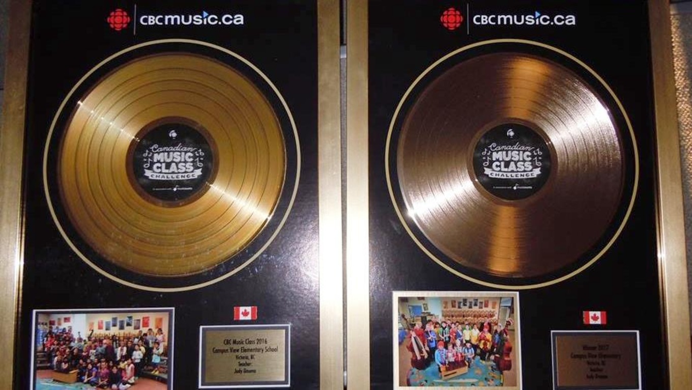 Your class could win one of these plaques in the 2018 Canadian Music Class Challenge.