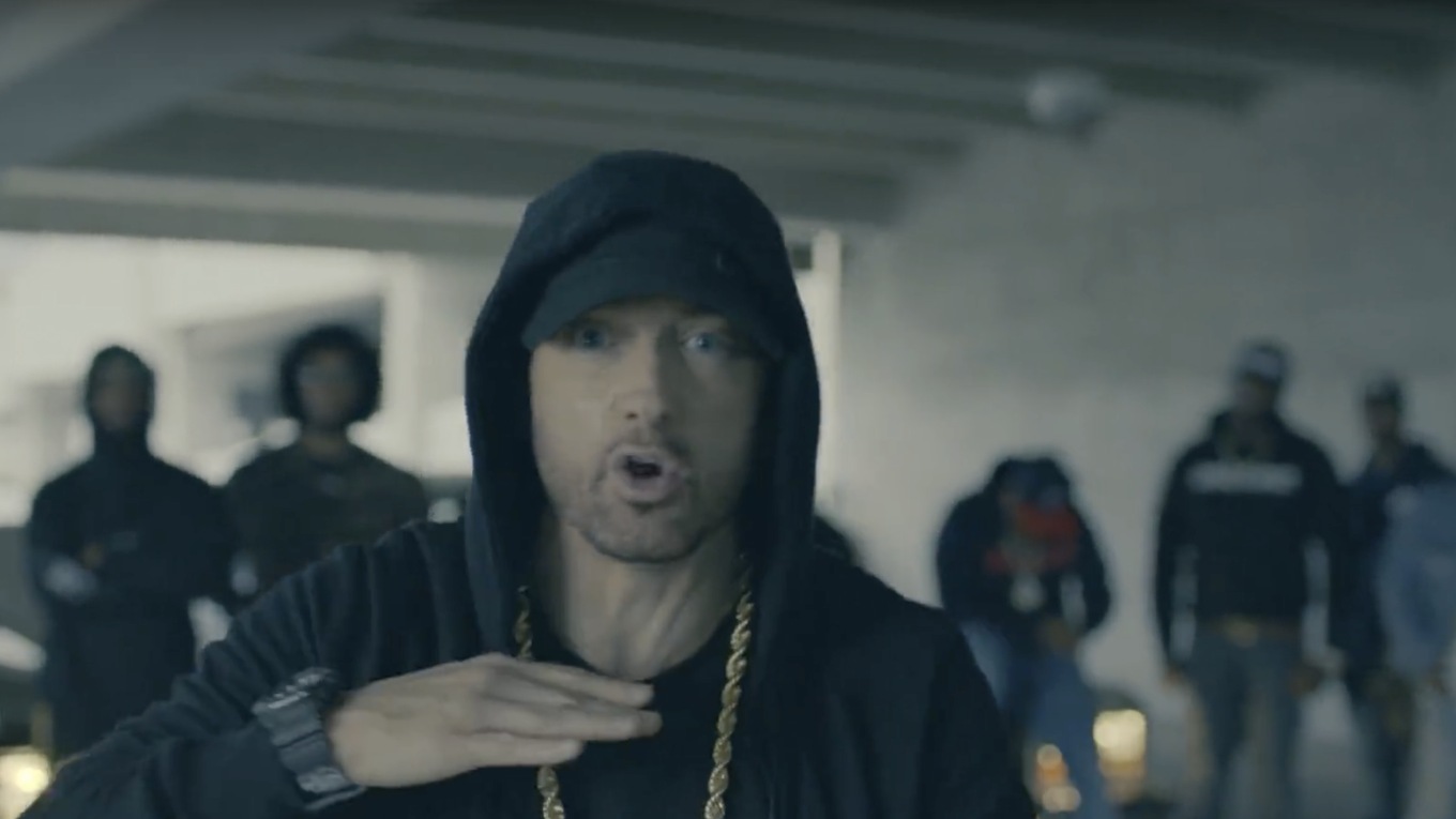 Eminem releases "The Storm" freestyle referencing U.S. President Donald Trump.