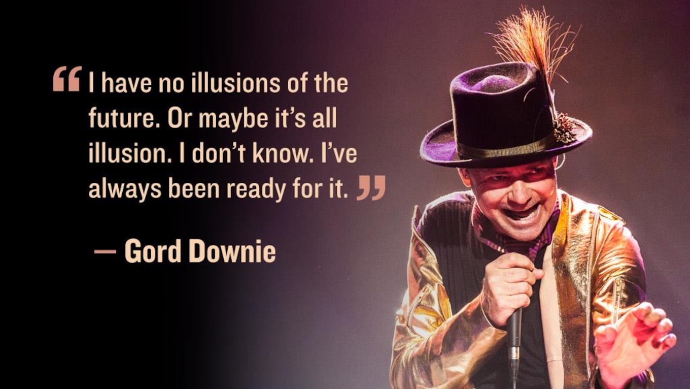 Gord Downie talks about the future and illusions
