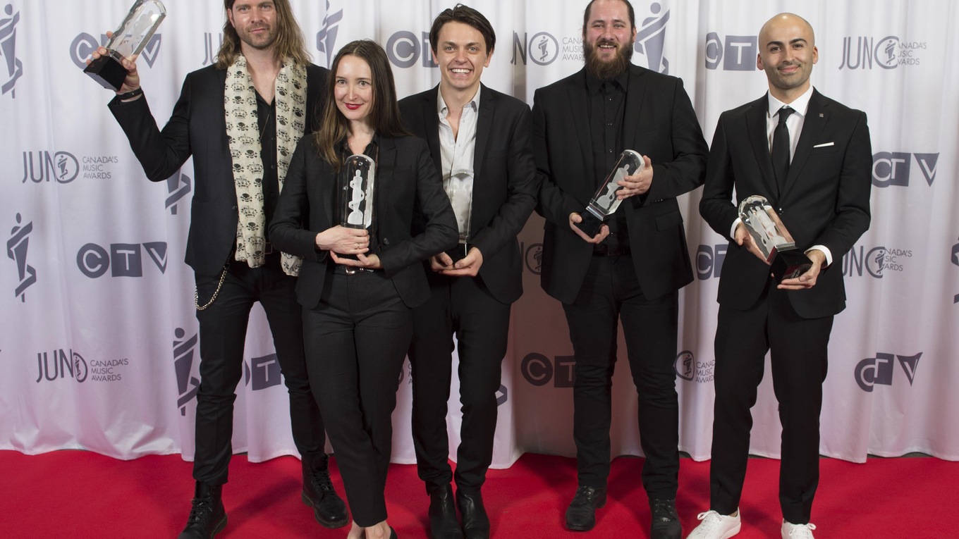 July Talk with their Junos for alternative album of the year.