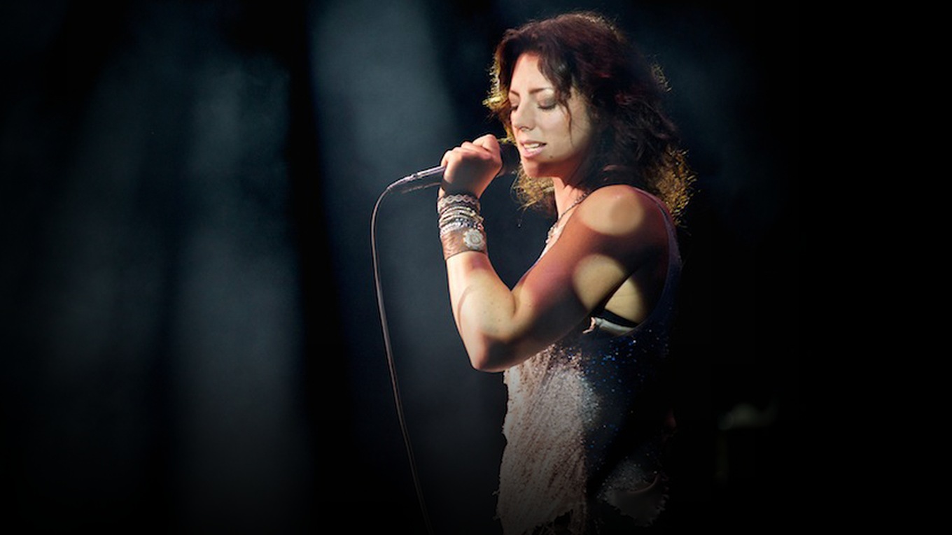 Sarah McLachlan performs on stage.