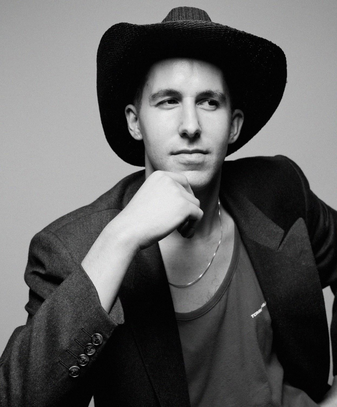 Matthew Tavares, keyboardist for BadBadNotGood, poses for our Polaris portrait studio.