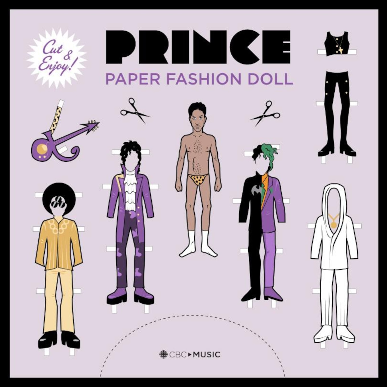 The Prince Paper Doll.