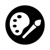 Palette et pinceau