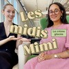 A visual showing two women and the words “Les midis Mimi” and “la crème glacée”.