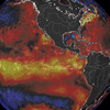 Le phénomène El Niño vu de l'espace.