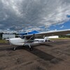 Un avion de type Cessna 172 immatriculé C-FORE est stationné à l'aéroport de Cooking Lake, au sud-est d'Edmonton, en Alberta, en 2022.