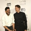 Adib Alkhalidey et Julien Lacroix lors de la présentation du film Mon ami Walid à Montréal