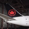 La queue d'un avion d'Air Canada