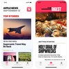 Capture d'écran de l'application Apple News 