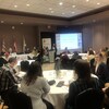 Des membres de la Fédération des parents francophones de Colombie-Britannique, en réunion à Vancouver.