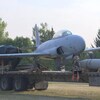 Un avion de combat CT-133 Silver de l'armée canadienne datant de la Guerre froide.