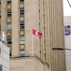 Les bureaux de BMO, de la Banque Scotia et de la RBC au centre-ville de Toronto.