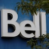 Le logo de Bell à l'extérieur d'un commerce à Ottawa.