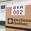 Une boîte de scrutin d'Élections Québec.